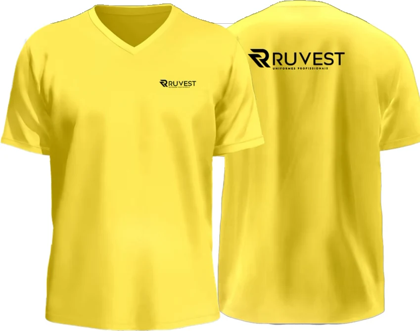 Peça de uniforme promocional produzida pela Ruvest Uniformes, em Londrina