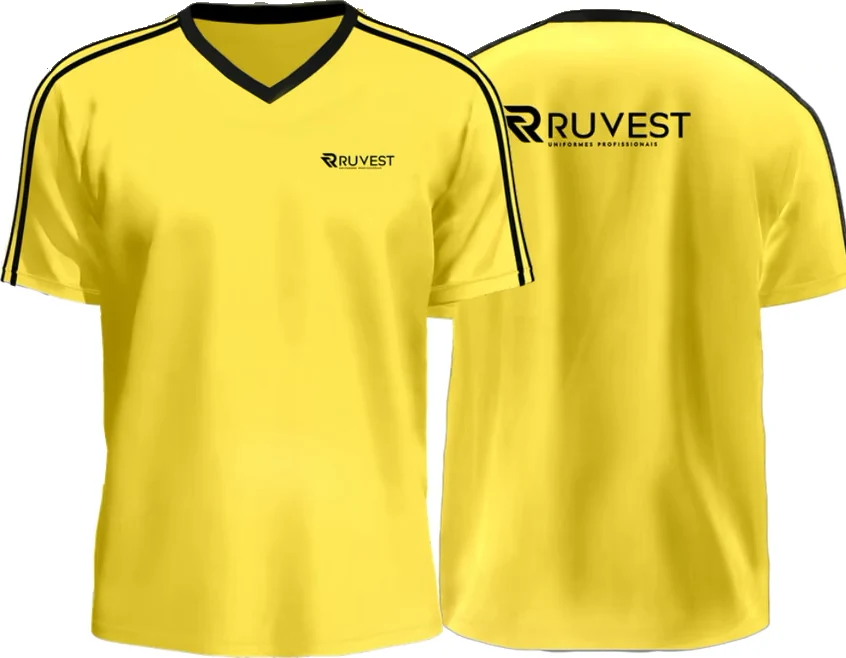 Peça de uniforme promocional produzida pela Ruvest Uniformes, em Londrina